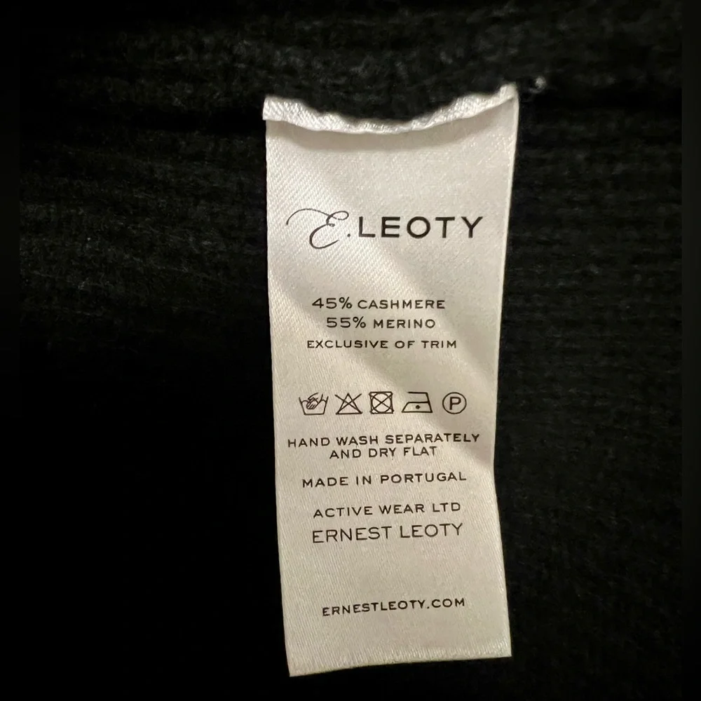 Ernest Leoty Eloise ribbed merino wool and cashmere-blend sweater. - Picture 6 of 6